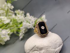 924 gold plated silver American diamonds Natural black onyx stone Victorian Black Onyx filigree silver ring - vintage ring, gemstone gothic goth steampunk elegance 925 silver ring Gold Gothic Wedding Rings, Black Filigree Ring, Black Filigree Ring Jewelry, Onyx Open Ring For Formal Occasions, Black Rose Cut Diamond Jewelry For Evening, Formal Onyx Open Ring Jewelry, Black Victorian Filigree Rings, Gothic Oval Rings For Formal Occasions, Antique Black Filigree Ring For Formal Occasions