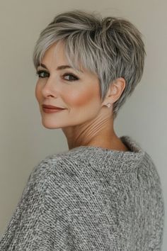 Tapered Haircut For Women, Short Hairstyles For Older Women, Textured Crop, Hairstyles For Older Women, Meagan Good, Tapered Haircut, Short Hair Trends, Mom Hairstyles