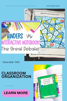 binders and interactive notebooks for the great debate teacher tips classroom organization learn more