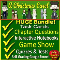 a christmas carol task game for kids