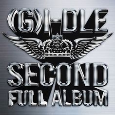 the words g i d e second full album are shown in silver on a metal background