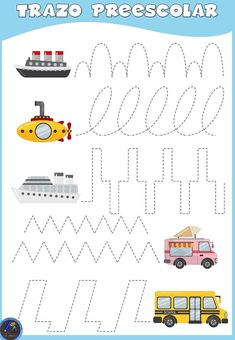 the tracer worksheet for children to learn how to write and draw letters