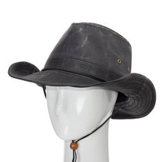 Indy is a made-for-outdoor fedora made of water-resistant weathered cotton and distressed leather. It features a reinforced teardrop crown, fully-stitched shapeable brim, and a matching fabric adjustable chin cord. The brim contains a metal wire allowing it to be shaped to your preference. Material: Weathered CottonBrim: 2 3/4"Crown: 5" teardropClimate: Cold If your measurement falls between sizes, choose the next largest size. A looser fit is recommended as you can use hat size reducer tape to Monsoon Rain, Outback Hat, Crown Heights, Quality Hats, Casual Hat, Beautiful Hats, Hat Band, Distressed Leather, Metal Wire