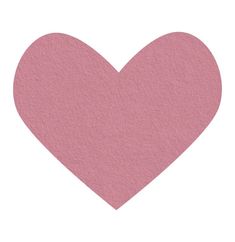 a pink heart shape on a white background