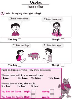 an english worksheet for children with pictures of people and animals on it, including two