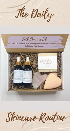 Daily Skincare Kit for Skin Care Routine Dry Face Skin Care Daily Treatment Sensitive Skin Daily Face Treatment All Skin Types Skin Care Kit - Etsy Dry Face Skin, Haircare Ideas, Skincare Kit, Dry Skin On Face, Combination Skin Type