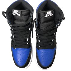 Air Jordan Youth 1 Retro High Royal Toe Youth Size 6.5 / Equivalent To Women Size 8.5 Color: White / Black And Royal Blue Perfect Condition, Gently Use, Comes With Original Box Includes 2 Crease Protectors And New Blue Shoe Laces Perfect Condition / Used One Time Ship Same/Next Day / Professional Seller Offers Welcome Bundle And Save! Kids Nike, Blue Shoes, Air Jordan, Shoe Laces, Kids Shoes, Nike Shoes, Air Jordans, Royal Blue, White Black