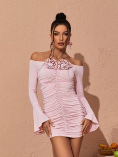 The Yara Off Shoulder Rose Ruched Mini Dress is the perfect addition to any wardrobe. Featuring an off-shoulder design with ruched detailing. this mini dress flatters your figure while giving you a look that is sure to stand out. The lightweight fabric is comfortable and flattering. and the unique design offers the perfect mix of fashion and function. Material: 100% Polyester Stretch Factor: Slight Stretch Clean: Gentle machine wash Color may vary due to the lighting on images. The product i... Main Character Moment, Ruched Mini Dress, Strapless Mini Dress, Dress Set, Beach Holiday, Summer 2023, Flower Dresses, Ootd Fashion, Dresses Xs