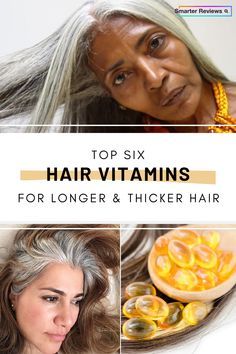 Vitamin For Hair, Best Hair Vitamins, Vitamins For Hair, Hoco Hair Styles, Hair Supplements, Stronger Hair, Hair Growing