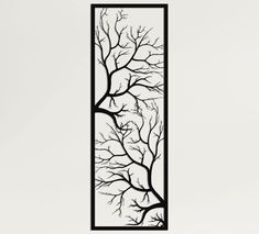 PRICES MAY VARY. Unique Design Metal Wall Art, Tree Wall Decor for indoor and outdoor use. Dimensions: *14"W x 40"H / 34x100 cm / *16"W x 47"H / 40x118 cm Color: Matt Black, Black textured static powder coating. Product stands 2 cm (0.78") away from the wall. Product Material: 2 mm steel - Quality Lightweight 16 Gauge Steel. Easy to hang from hidden hanger. You just need a nail on the wall. Easy to hang from backside hanger. You just need a nail on the wall. This type of mounting makes the artwo Branch Wall Decor, Ombres Portées, Wall Art Tree, Tree Sign, Tree Signs, Wall Decor Metal, Metal Tree Wall Art, Room Screen, Art Tree