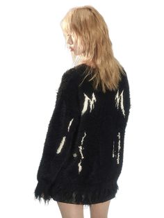 PRODUCT DETAILSSweater by DYSTOPIɅN ™️ Grunge graffiti Frayed edges Thick knit Wasteland punk Premium mohair Urban gothic SIZE & FITAvailable in sizes S, M, L, offers a loose, comfortable fit perfect for layering.LOOK AFTER MEMachine wash cold to preserve the unique design.ABOUT MEFeels luxuriously soft with a high stretch for comfort.Fabric: 100% Acrylic Distressed Sweater For Winter Layering, Winter Distressed Crew Neck Sweater, Distressed Crew Neck Sweater For Winter, Oversized Distressed Winter Sweater, Oversized Distressed Sweater For Winter, Black Punk Winter Sweater, Black Punk Style Winter Sweater, Alternative Crew Neck Sweater For Winter, Alternative Crew Neck Winter Sweater