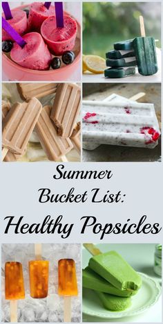 summer bucket list healthy popsicles