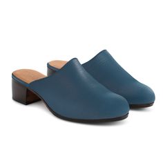 Adelante Women's Mule- Leather- The Camila- Made-to-order – Adelante Shoe Co. Leather Block Heel Mules For Work, Workwear Mules With Leather Sole And Block Heel, Elegant Leather Clogs With Block Heel, Leather Mules With Wooden Heel For Work, Elegant Leather Block Heel Clogs, Leather Mules With Deep Heel Cup And Closed Toe, Modern Mules With Leather Sole And Block Heel, Leather Clogs With Block Heel For Work, Leather Mules With Deep Heel Cup