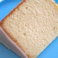 a piece of cake sitting on top of a blue plate