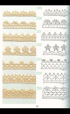 crochet lace patterns and instructions for making headbands