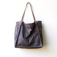 sale | farmers market tote – Rough & Tumble Hand Sewn Leather, Waxed Canvas Bag, T Bag, Market Tote Bag, Water Into Wine, Canvas Bags, Market Tote, Waxed Canvas, Waxed Cotton