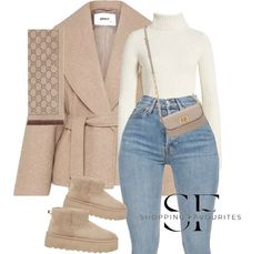 Polyvore Outfits Fall Baddie, Winter Transition Outfits Spring, White Cardigan Outfit Aesthetic, Dressy Winter Outfits, Everyday Outfits Fall, Looks Jeans, Teen Swag Outfits, Stylish Winter Outfits