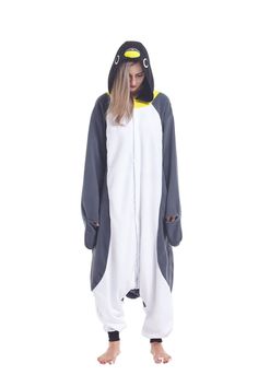 PRICES MAY VARY. 100% Polyester Imported Button closure Machine Wash MATERIAL: 100% Polyster.Made with High Quality Plush Fleece Materials which keeps you warm comfortable and cozy while wearing; Its soft ,cozy fleece allows you wearing it at home as sleepwear or go for parties too. SIZING: this animal style cosplay costume is avalable for size S M L XL,please do refer to the following size before placing your order: Small fits 4'9" - 5'4",Medium fits 5'1" - 5'9",Large fits 5'5" - 6',X-Large fit Bohemian 70s, Penguin Costume, Penguin Pajamas, Adult Onesie Pajamas, Animal Cosplay, Animal Onesie, Halloween Onesie, One Piece Cosplay, Adult Pajamas