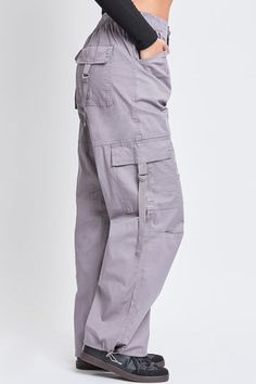 Add style, comfort, and versatility to your pant collection with our women’s elastic waist cargo pants. This relaxed-fit cargo pant is constructed with lightweight cotton fabric for maximum comfort and versatility. Our cargo pants for women have a relaxed leg, baggy fit from hip to hem, and are full-length with a draws Cargo Pants For Women, Waist Cargo Pants, Cargo Pant, Cargo Pants Women, Baggy Fits, Cargo Pants, Elastic Waist, Full Length, Cotton Fabric