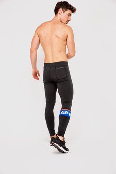 UNLOCK YOUR PEAK PERFORMANCE. Kapow Performance PRO Men's Leggings are extra-tough and highly durable. They feature high-grade compression fabric and double pockets. Ideal for monster workouts, extreme activities and anything you can throw at them. Description: Black With Rubber Logo Men’s Compression Leggings Sports-grade compression fabric for muscle support & recovery Super Durable Spandex/Polyester With 4-Way Stretch Bounce-Proof Phone Pocket Zip Pocket for Cash + Keys Tough-stitch Feature S Black Squat Proof Sportswear Bottoms, Black Squat Proof Bottoms For Streetwear, Black Compression Squat Proof Pants, Black Squat Proof Compression Pants, Black Tight Running Pants, Black Squat Proof Pants For Training, Black Full-length Bottoms For Running, Tight Black Sports Bottoms, Sporty Black Squat Proof Pants