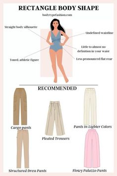 #rectangleshape #rectangle #rectanglebodyshape Body Shapes Women, Body Shape Guide, Dressing Ideas, Body Types Women, Dressing Sense