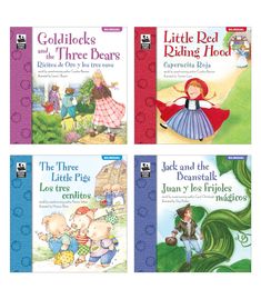 four children's books about the three little pigs