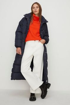 Zip Through Longline Puffer Coat Conscious Clothing, Oasis Fashion, Fashion Face, Quick Delivery, Puffer Coat, Cold Day, Long A Line, Oasis, Winter Outfits