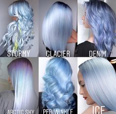 Light Lavender Hair, White Blue Hair, Periwinkle Hair, Morning Mantras, Pastel Purple Hair, Haircolor Ideas, Unnatural Hair Color, Undercut Hairstyle