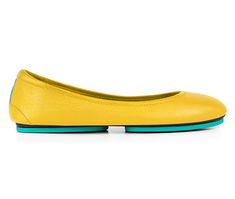 Mustard Yellow Modern Ballet Flats With Rubber Sole For Spring, Yellow Flats With Removable Insole, Yellow Leather Flats With Almond Toe, Yellow Leather Flats With Rubber Sole, Yellow Flats With Leather Sole And Round Toe, Yellow Slip-on Flats For Spring, Yellow Leather Flats With Round Toe, Yellow Flats With Leather Sole, Yellow Ballet Flats