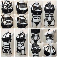 Harness Fashion, Body Harness, Lingerie Outfits, Edgy Outfits, Dark Fashion, Character Outfits, Art Clothes, Goth Fashion, Punk Fashion