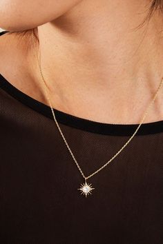 Part of the Z by Accessorize collection.We're seeing stars with this necklace, designed in gold-plated metal. The star pendant features a diamante inset and hangs from a fine gold chain. Plated in 14 carat gold for a luxe, longer-lasting finish. Oasis Fashion, Pierced Jewelry, Sell Gold, Star Pendant, Fashion Face, The Star, Gold Chain, Gold Chains, Womens Jewelry Necklace