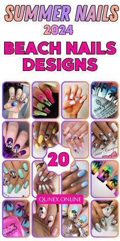 Discover the best beach nails designs & colors 2024 for your next getaway! These designs are perfect for vacations and summer fun. Choose from beach nails designs acrylic for durability or beach nails designs gel for a glossy finish. Simple beach nails designs are cute and easy to maintain, while more intricate designs can make a bold statement. Simple Beach Nails, Beach Nails Designs, Dark Blue Nail Polish, Light Blue Nail Polish, Nail Designs For Summer, Beach Nail Art, Beachy Nails