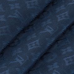 LOUIS VUITTON® - Evermore Shawl - Bleu Marine Louis Vuitton Shawl, Louis Vuitton Gifts, Fall Winter Essentials, Trunk Bag, Stole Scarf, Louis Vuitton Official, Wallet Pouch, Buckle Shoes, Monogram Bag