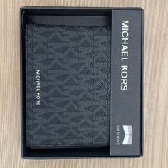 Like For Immediate Offers And Discounts. Black Business Wallet With Logo, Black Rectangular Wallet With Logo, Black Rectangular Wallets With Logo, Black Bifold Wallet With Logo, Michael Kors Rfid Blocking Rectangular Wallet, Michael Kors Rfid-blocking Rectangular Wallet, Michael Kors Rfid-blocking Wallet, Michael Kors Black Wallet For Everyday Use, Michael Kors Rectangular Wallet For Formal Occasions