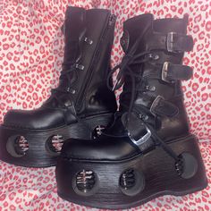 Size 38 Eu Size 8 Us Never Worn Open To Offers Just Pm Me Nyc Pic Up New Rock Shoes Outfit, New Rock Shoes, Emo Shoes, New Rocks, Alt Aesthetic, Punk Clothing, Art Help, New Rock, Alternative Outfits