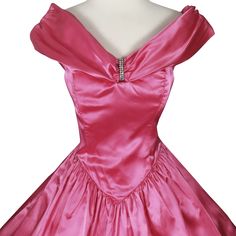 Bubblegum Candy, Formal Dance, Prom Party, Pink Satin, Full Skirt, San Diego, Party Dress, Dress Outfits, Satin