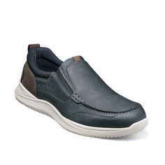 Nunn Bush-Conway Slip-On The Conway slip-ons from Nunn Bush provide you with the consistent comfort and flexibility that your feet demand. Sensible features, like the brand’s signature Softgel heel pod, nestle your foot in soft support and keep you comfortable throughout the day, while the handsome and timeless upper contributes to a versatile style you can wear with anything. Casual Synthetic Moc Toe Slip-ons, Fade-resistant Slip-ons With Round Toe, Fade-resistant Round Toe Slip-ons, Green Backpacks, Athletic Sneakers, Kids Sneakers, Versatile Style, Sneaker Shopping, Slip Ons