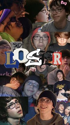 a collage of people with glasses and the words lol5r on them