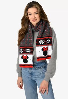 <div>Make a fashion statement for the winter with this stylish scarf inspired by Minnie Mouse.FABRIC: AcrylicScarf features a Fair Isle print and a Minnie Mouse</div> Minnie Mouse Icon, Disney Scarf, Minnie Mouse Fabric, Disney Women, Mouse Icon, Stylish Scarves, Winter Set, Winter Cold, Disney Fan