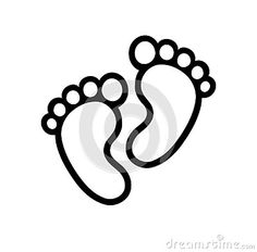 two feet in the air, black and white icon royalty photo - image 399871