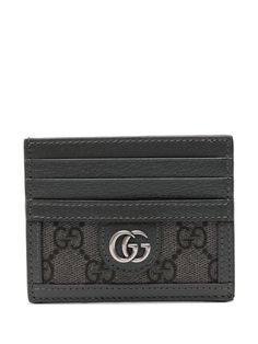 battleship grey GG Supreme canvas/calf leather signature Double G logo card slots We've partnered with Good On You — an independent agency that rates how brands perform in relation to their impact on the planet, people and animals, with a multi-criteria rating simplified to a five points scale. In order to be awarded our conscious label, larger brands need to score a minimum of four out of five ('Good'), while smaller brands must score at least three out of five ('It's A Start'). This item comes from a brand rated three out of five ('It's A Start') by Good on You at the time it was added on FARFETCH. Please note, this is a brand-level rating and does not guarantee that this product is made with conscious materials. Learn more about what makes a product Conscious on our Conscious Criteria p Double G Logo, Gucci Ophidia, Aviator Watch, G Logo, Balenciaga Track, Planet People, Office Bag, Balenciaga Triple S, Fine Watches