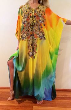 V Neck Kaftan