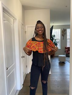 Gorgeous Kente  off shoulder top is designed with a black tank top Top is stretchy and comfortable . cold  shoulder style Perfect for summer. Pool parties, Picnics, Barbecue and more Pair it with Jeans  shorts or skirts Black Stretch Casual One Shoulder Top, Casual Black Stretch One-shoulder Top, Spring Black Off-shoulder Tank Top, Black Off-shoulder Tank Top For Spring, Trendy Stretch Off-shoulder Tank Top, Trendy Off-shoulder Stretch Tank Top, Black Off-shoulder Fitted Tank Top, Casual Black Sleeveless One Shoulder Top, Casual Black One Shoulder Sleeveless Top