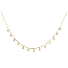 1.00 Carat Natural Diamond Drop Necklace 14K Yellow Gold G SI 18 inches chain 100% Natural Diamonds, Not Enhanced in any way Round Cut Diamond Necklace   1.00CT G-H  SI   14K Yellow Gold,   Bezel style , 3.5 grams  3/16 inch in width 13 Diamonds N5626-1Y ALL OUR ITEMS ARE AVAILABLE TO BE ORDERED IN 14K WHITE, ROSE OR YELLOW GOLD UPON REQUEST. All Chains of Pendants and Necklaces Can be Requested in 16'' or 18'' Length. . This item is proudly handcrafted in the USA. Perfect gift on any occasion. Drop Station, Necklaces Layering, Diamond Drop Necklace, Diamond Picture, Bezel Necklace, Gold G, Bezel Set Diamond, Wedding Jewellery Necklace, Station Necklace