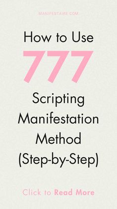 ✍️ Want to manifest your desires with the 777 scripting method? ✨ Write your goals down 7 times in the morning, 7 times at night for 7 consecutive days to create a powerful energetic shift! 💖 Scripting helps align your mind and intentions with the universe, speeding up your manifestations. 🌙 Ready to transform your reality? 🌱 #777Manifestation #ScriptingForSuccess #ManifestYourDreams #LawOfAttraction #ManifestationTechniques #ManifestationMagic