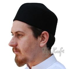 Solid Black Moroccan Fez-style Kufi Hat Cap With Pointed Top Prayer Cap TheKufi® | eBay Traditional Black Flat Cap, Traditional Black Beanie Hat, Fez Hat, Black Moroccan, Kufi Hat, Types Of Hats, Felt Material, Cap Men, Synthetic Materials