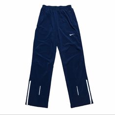 Brand New W Tag Nike Athletic Dri-Fit Sweatpants. Zippered Pockets And Zippers At The Ankles To Loosen Or Tighten The Ankles. Men’s Small Bundle Items And Save #8 Blue Wide Leg Sportswear Pants, Sportswear Wide Leg Blue Bottoms, Blue Wide Leg Sportswear Bottoms, Nike Sporty Navy Pants, Nike Tech Joggers, Mens Nike Sweatpants, Nike Sweatpants Mens, Grey Nike Sweatpants, Nike Sportswear Mens