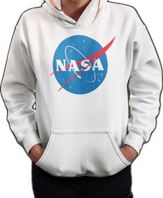 Nasa Hoodie, Sweatshirt For Men, Charlotte Nc, Pullover Sweatshirts, Nasa, Black White, Men And Women, For Men, Collage