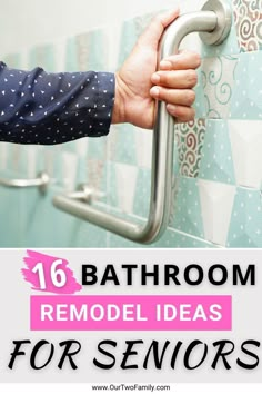 Bathroom Remodel Ideas for Seniors Shower Ideas For Elderly, Small Bathroom Ideas For Seniors, Bathroom For Senior Citizen, Bathroom Elderly Design, Elder Bathroom Ideas, Shower Design For Elderly, Elder Friendly Bathroom, Assisted Living Bathroom Ideas, Senior Bathroom Remodel