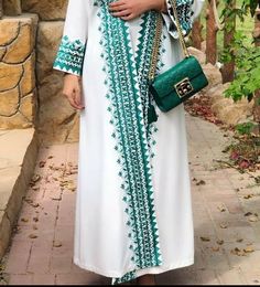 Luxury Embroidery caftan abaya 2 Pieces Hijab Fashion Summer, Luxury Embroidery, Your Heart, Dubai Abaya, About You, Abaya Style, Modern Hijab Fashion, Collection Design, Fantasy Gowns